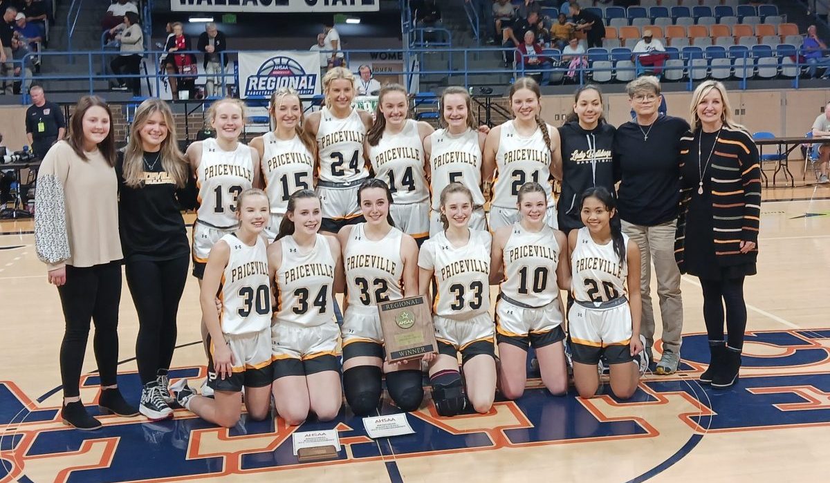The Priceville Lady Bulldogs are the 2022-23 4A Northwest Regional Champions. Photo by Russell Frye